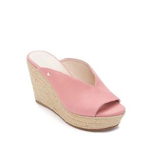 NWOT Kate Spade Thea Espadrille Wedge Sandals in Pink